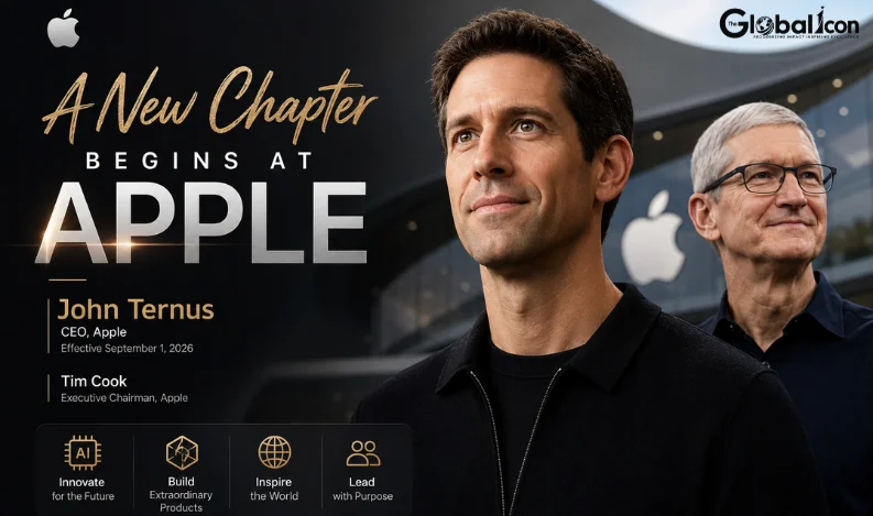 Apple Names John Ternus as New CEO After Tim Cook