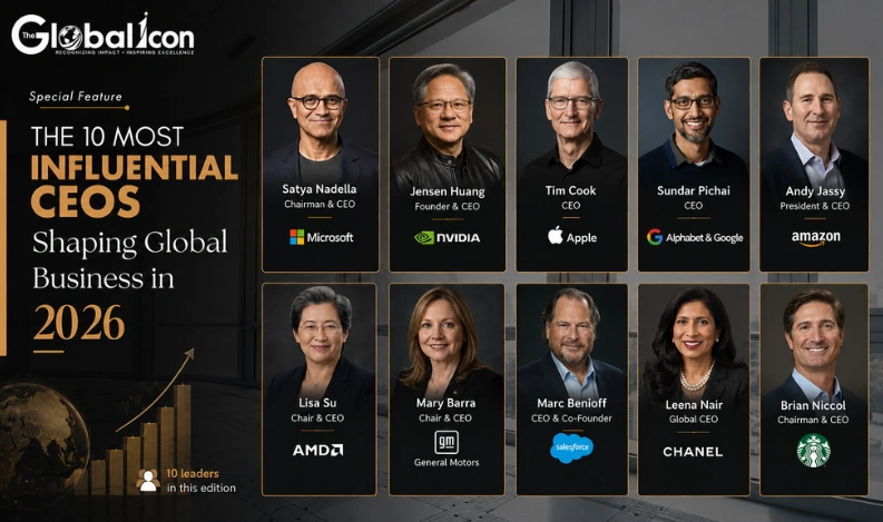 The 10 Most Influential CEOs Shaping Global Business in 2026